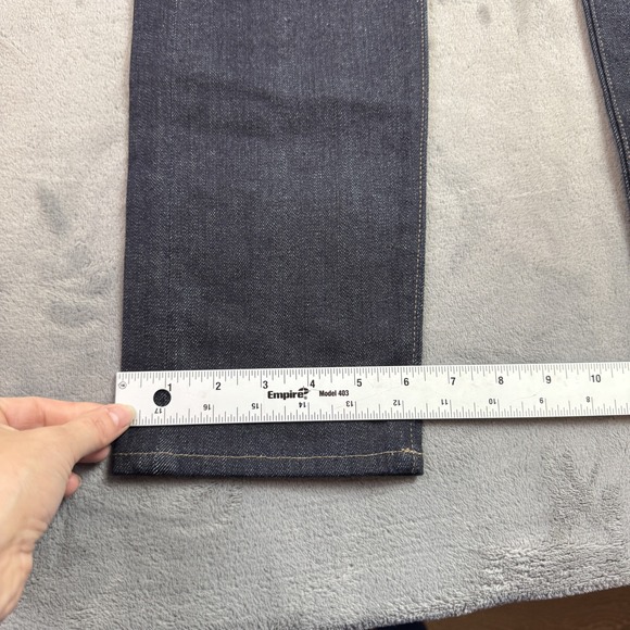 Bonobos Jeans Mens 28x30 Dark Tailored Selvedge Raw Denim Capsule USA Made NEW - Picture 9 of 16